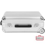 Alu-Boardcase silber mit Trolley 0458