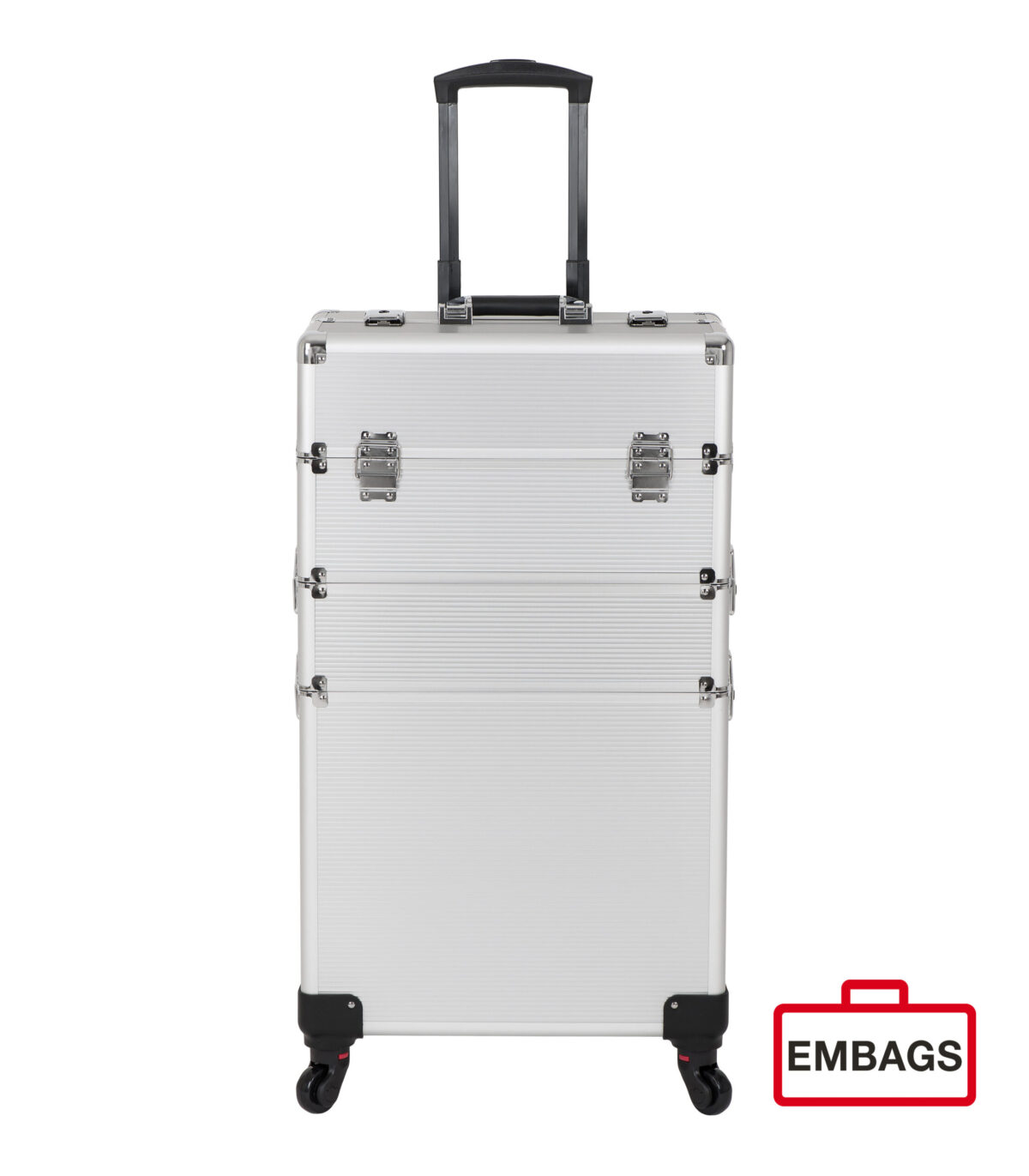 Aluminiumkoffer Etagenkoffer Profi Set silber - NEUES DESIGN Art. 6090 – Bild 2