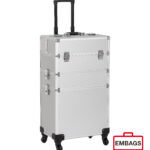 Aluminiumkoffer Etagenkoffer Profi Set silber - NEUES DESIGN Art. 6090